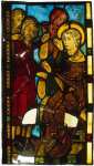 Stained Glass Panel Antichrist Giving Gold to His Apostles to Bribe the People 6 - Hermitage